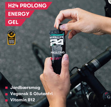 Indlæs billede til gallerivisning H24 Prolong Energi Gel Poser Jordbær smag - 10 Poser
